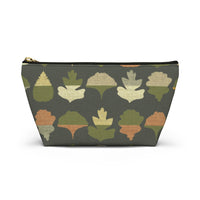 Frond Accessory Pouch w T-bottom in Green